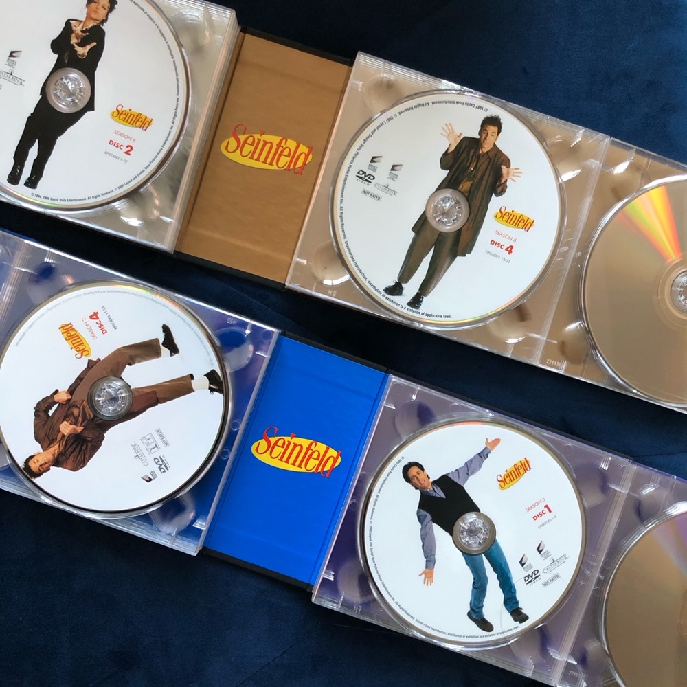 Seinfeld series on DVD, excellent condition